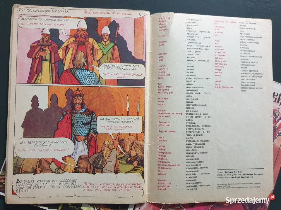 Początki Państwa Polskiego 3 dwujęzyczne komiksy Gdynia sprzedam