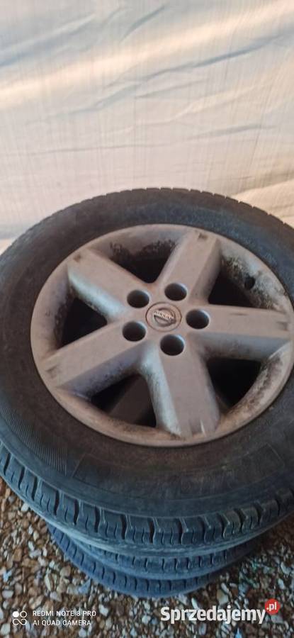 nissan xtrail felgi opony 16 komplet bieznik 4mm Koła i felgi
