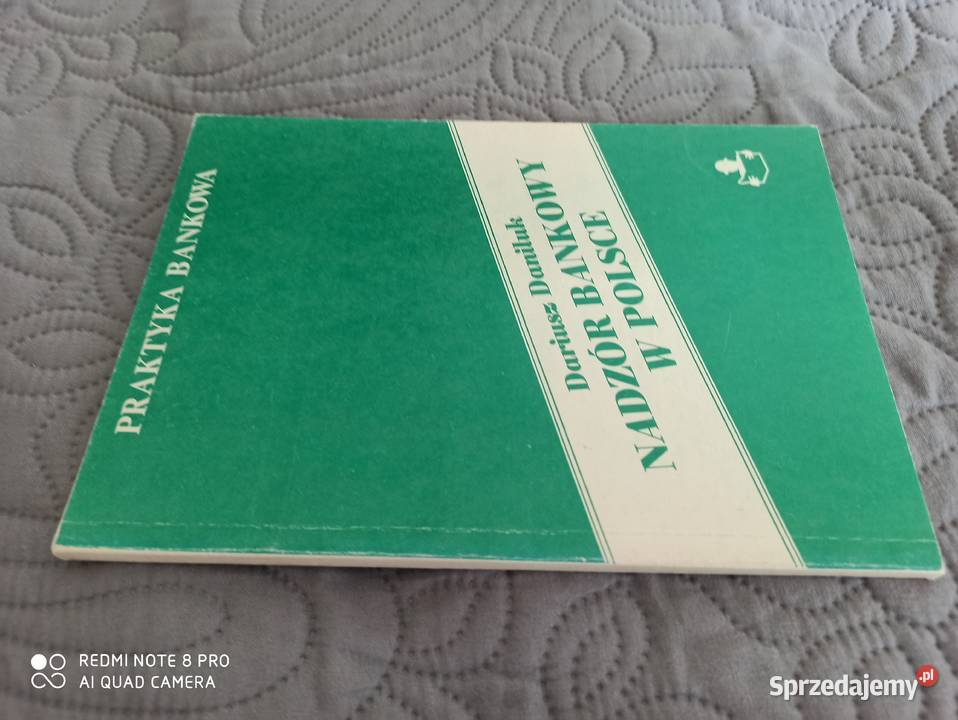 NADZÓR BANKOWY W POLSCE DDaniluk Warszawa sprzedam