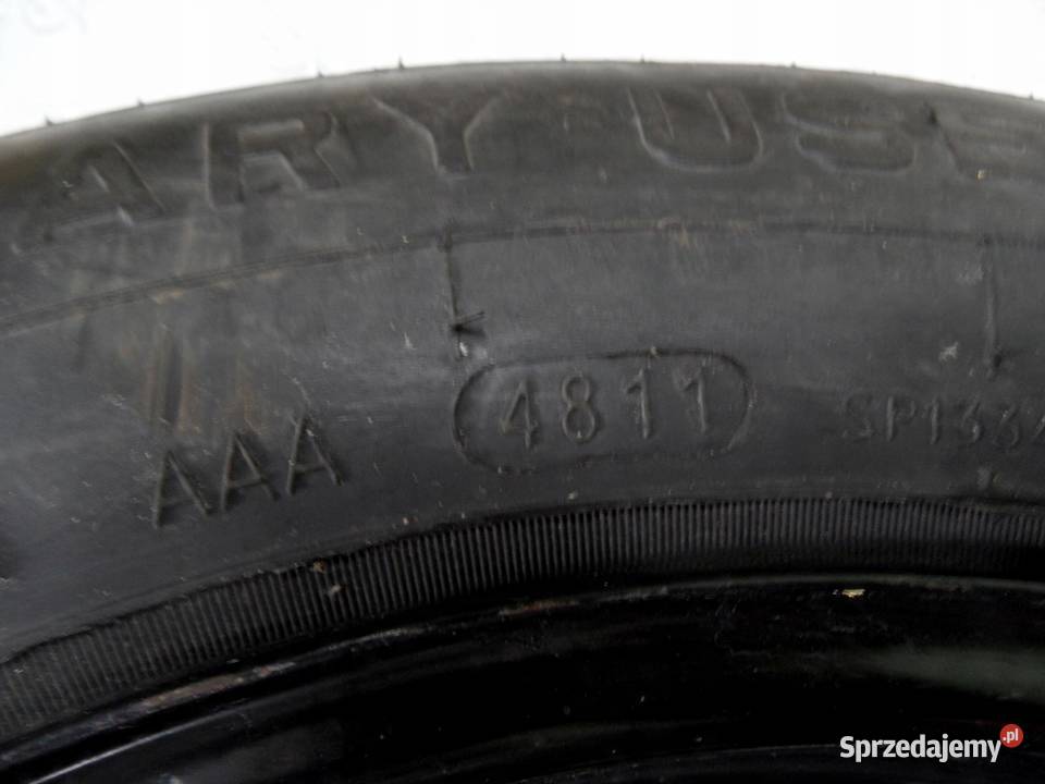 ALFA ROMEO FIAT LANCIA koło dojazdowe 1358014