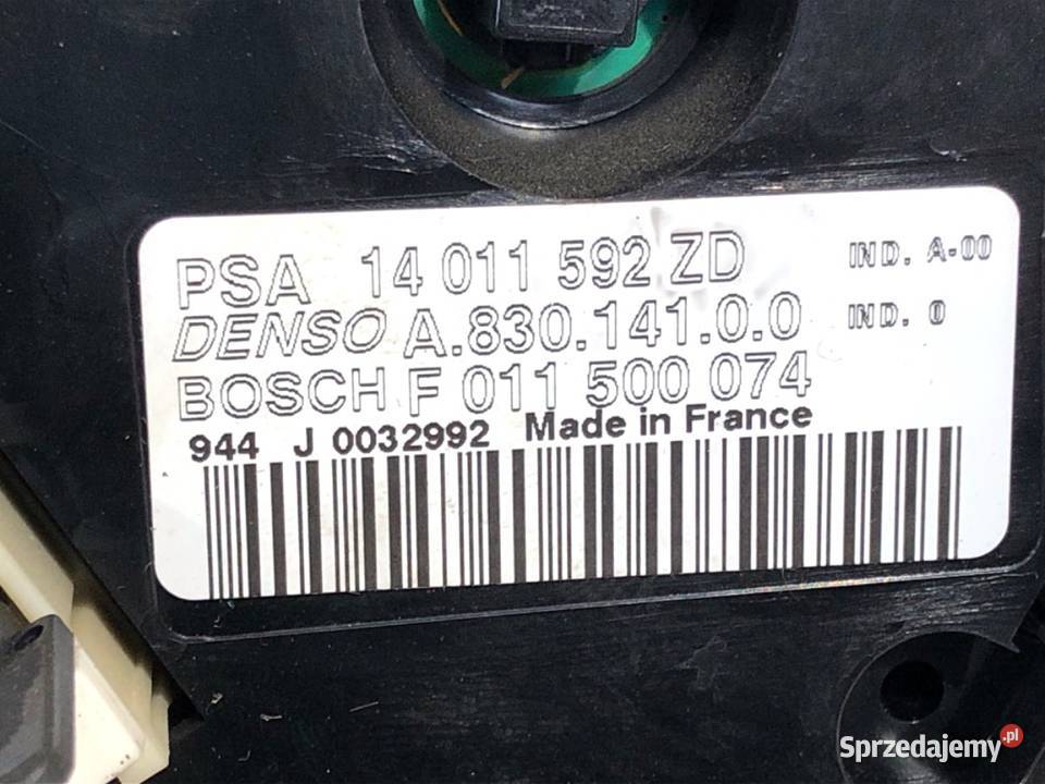 PANEL STEROWANIA NAWIEWU CITROEN C8 14011592ZD