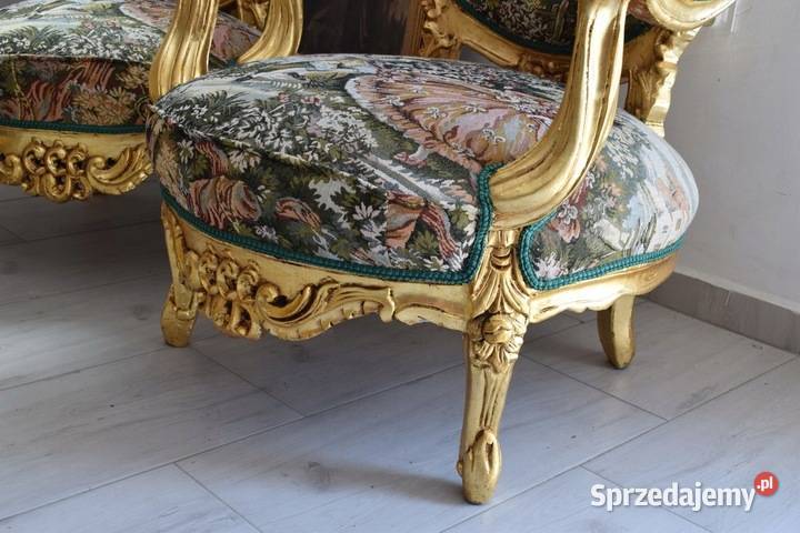 GOBELIN Arystokracja Barokowy Komplet Wypoczynek małopolskie Kraków