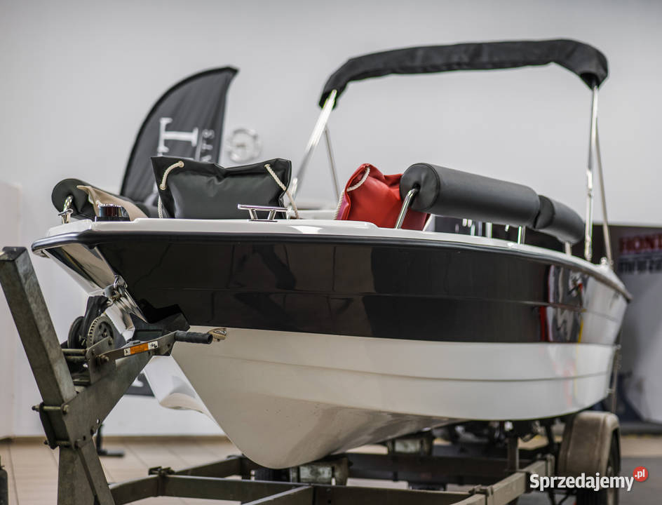 ŁÓDZ MOTOROWA SUNDECK 480 OPEN Z PRZYCZEPĄ NOWA Wrocław sprzedam