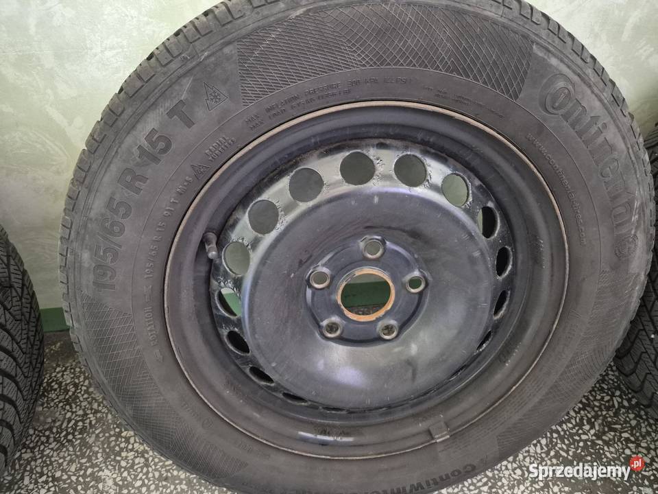 Koła na stalówkach do Golf 5 19565 R15 Racibórz sprzedam
