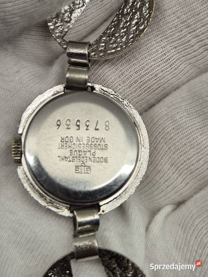 Glashtte koktajlowy damski zegarek biżuteryjny śląskie Chorzów
