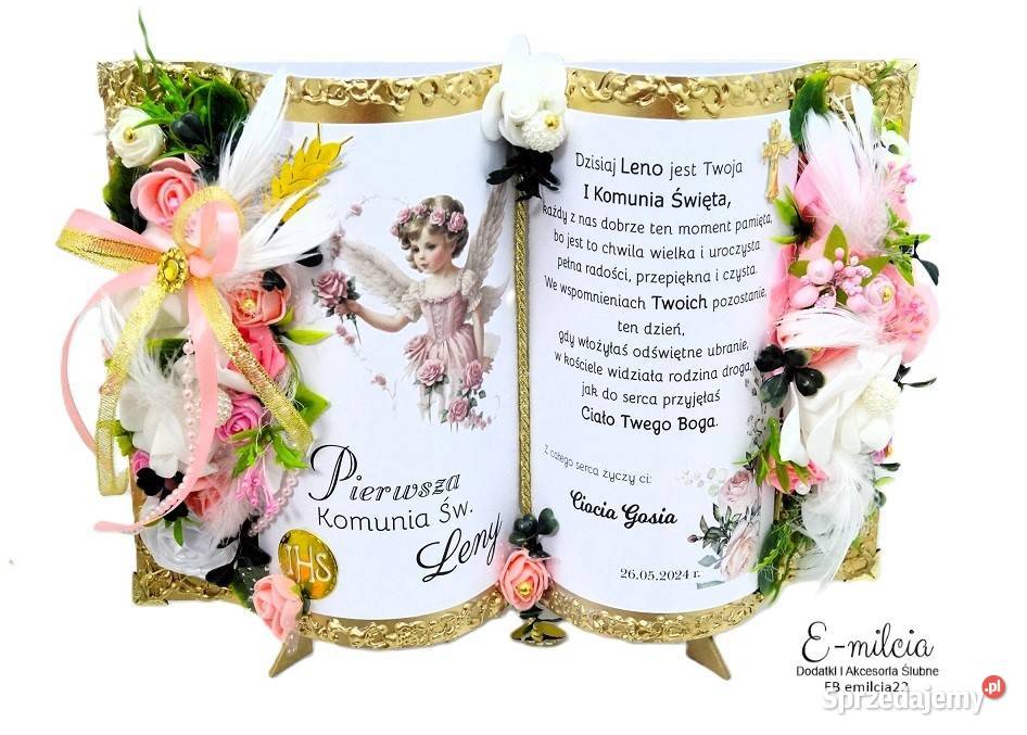 Księga Pamiątka z okazji Chrztu Św Urodzin Zielona Góra