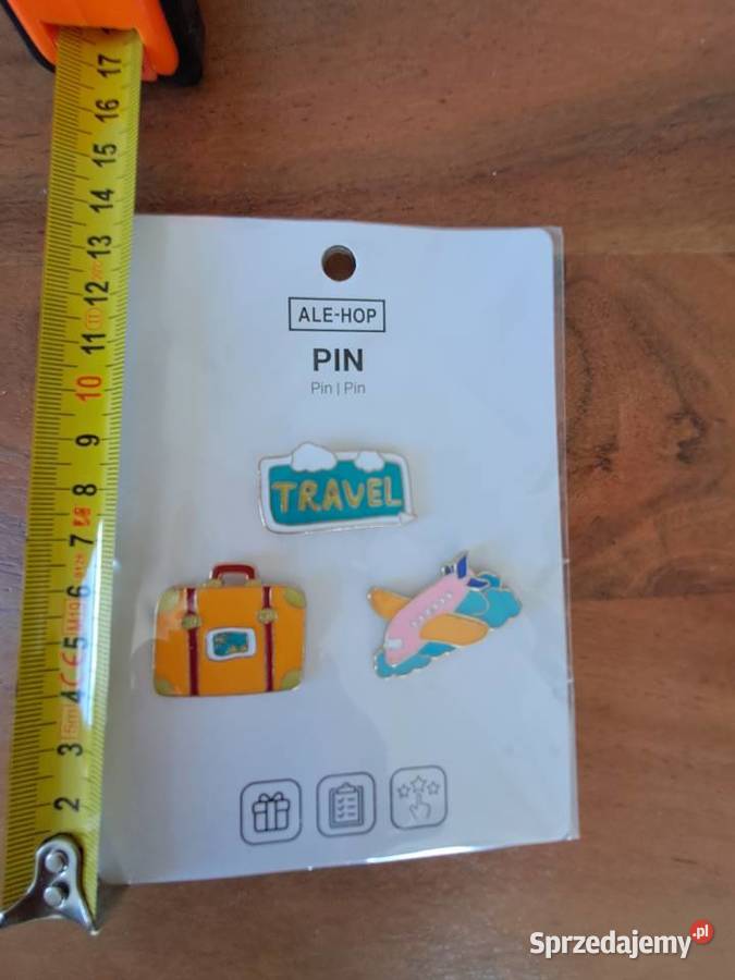 Pin Przypinka Piny Przypinki Samolot Walizka