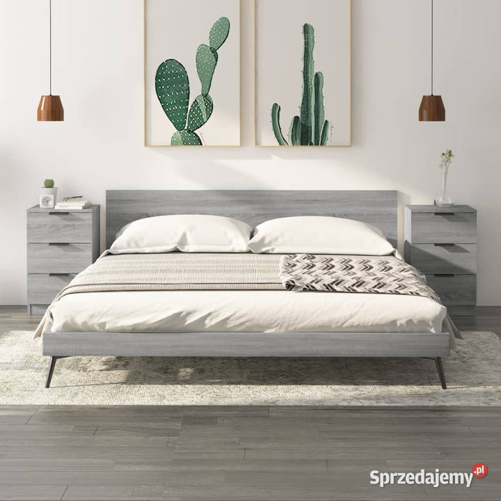 Szafki nocne 2 szary dąb sonoma 40x36x65 Nocne Warszawa sprzedam