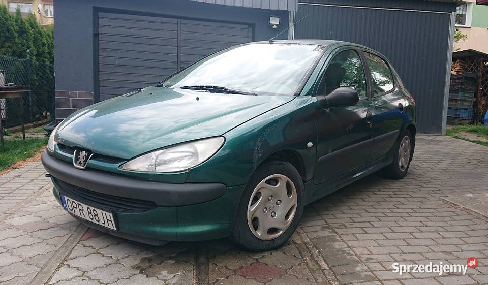 Peugeot 206 11 benzyna 2001 Hatchback opolskie Niemodlin