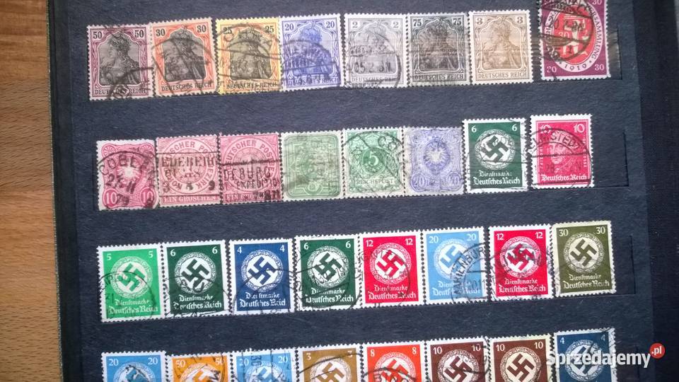 znaczki NIEMCY zestaw 98 stemplowane mazowieckie