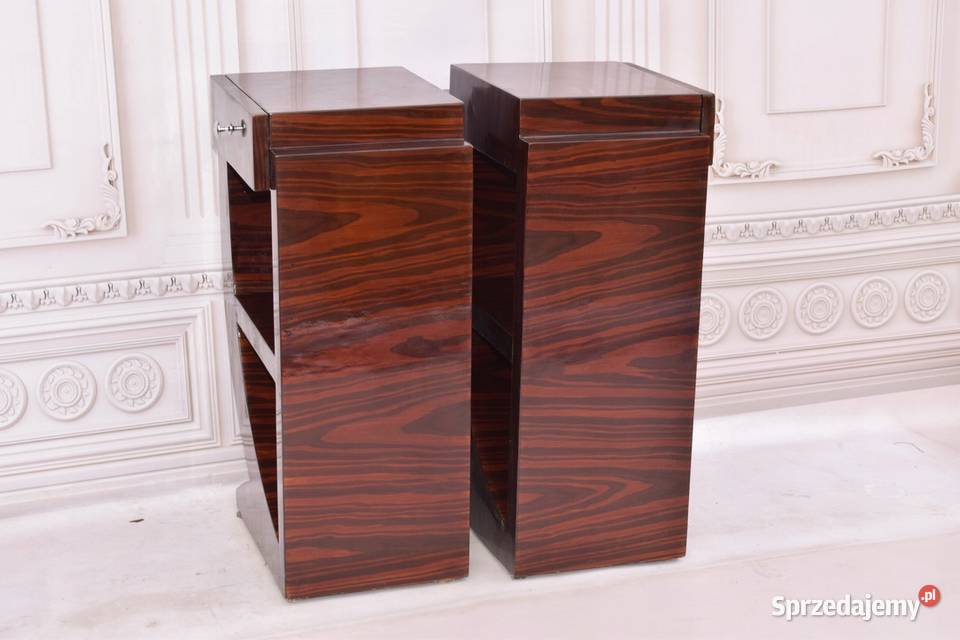 Stoliki Nocne Art Deco Nakastliki Szafki Stół