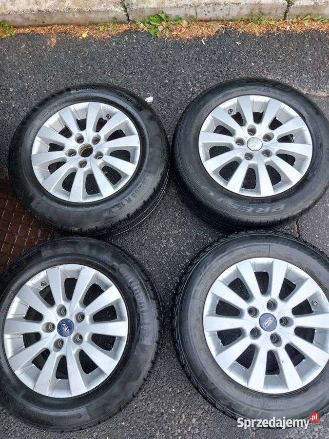 Oryginalne alufelgi z oponamiFord 15 5x108 Bełchatów