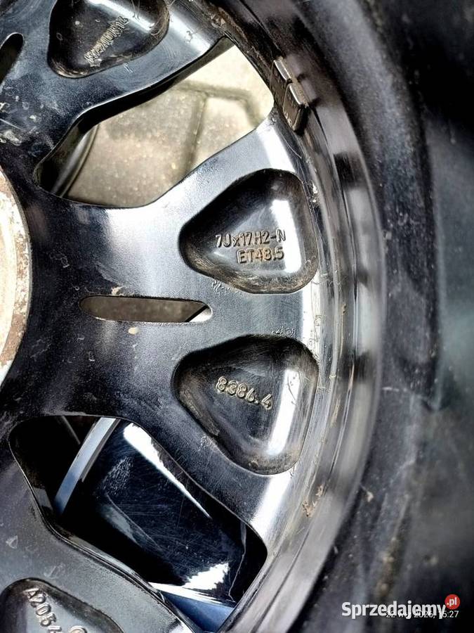 ALUFELGI17Mercedes 5x112666 ET485 7Jx17H2 CKlasa Średnica 17" Łaskarzew