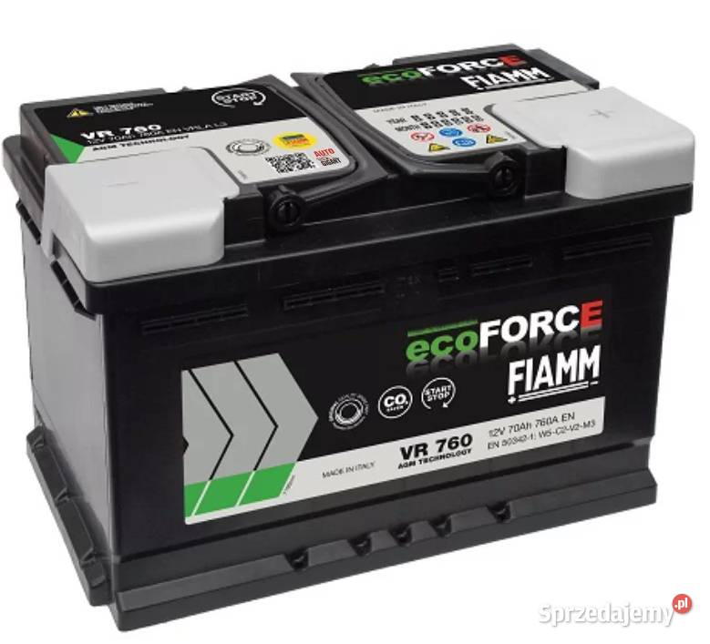 Akumulator 70AH Fiamm ECOFORCE AGM Kalisz