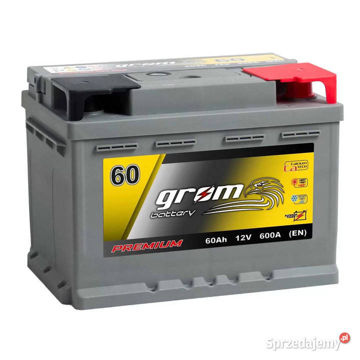 Akumulator GROM Premium 60Ah 600A EN DTR Wrocław