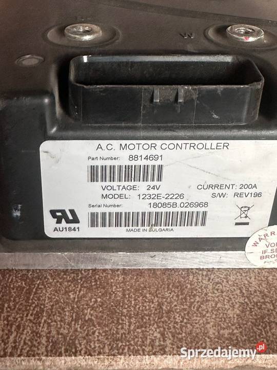 Sterownik silnika CURTIS 1232E2226 24V200A Pozostałe Antonie