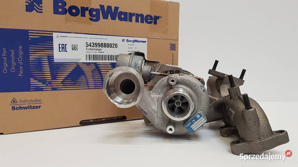 Nowa turbosprężarka BorgWarner KKK 54399880020 Siedlce