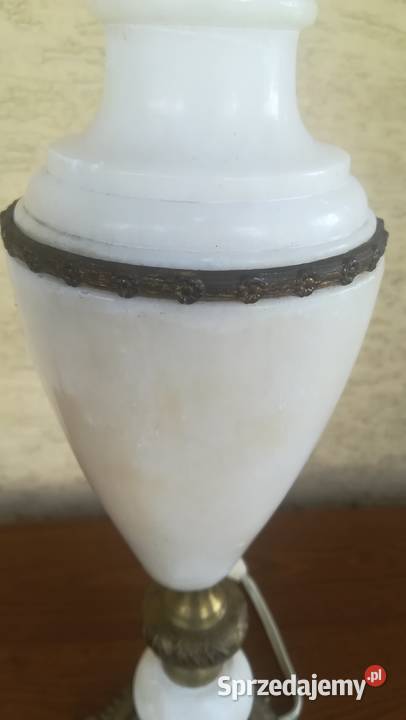 Lampka 8 stylowa lampa stołowa nocna mosiężna Garwolin sprzedam