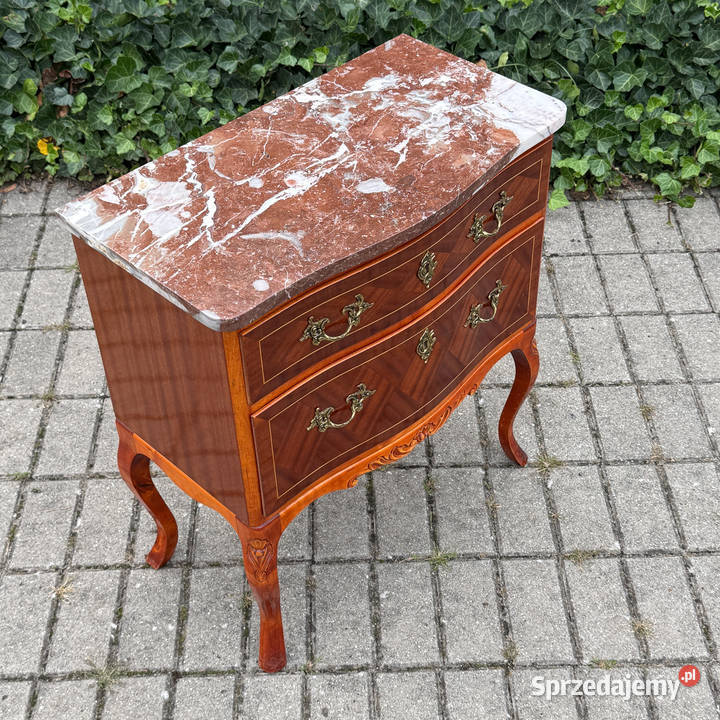 ARTexpert Komoda Ludwik marmurowy blat vintage Dobrzany