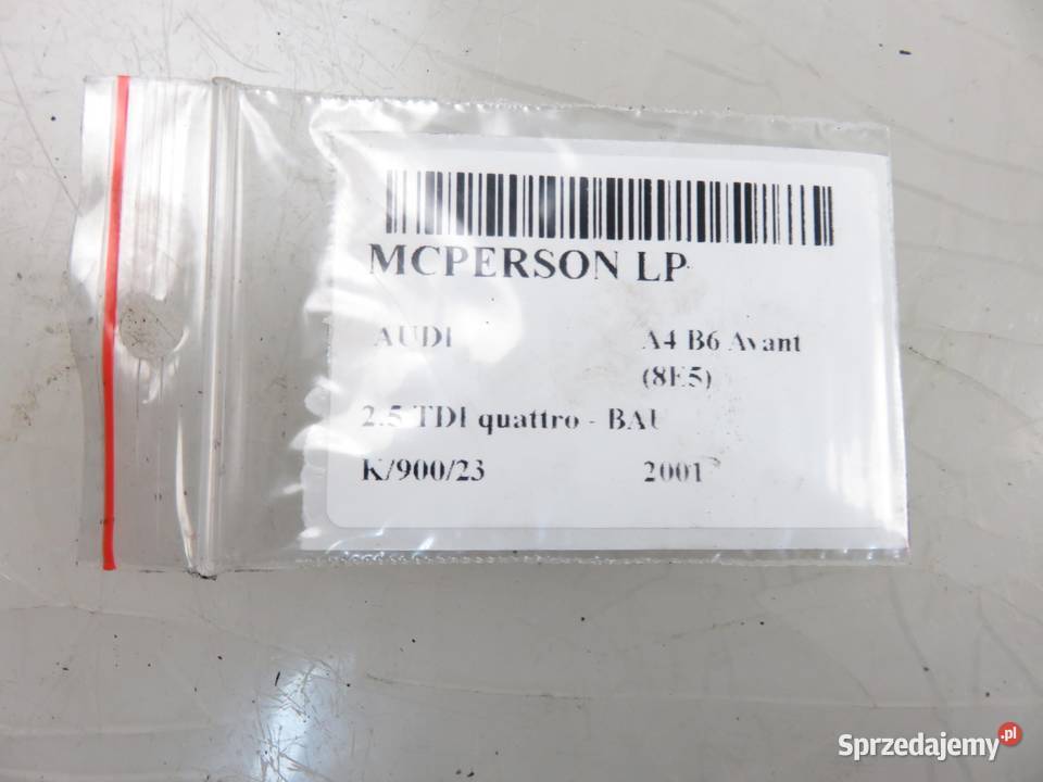 AMORTYZATOR LEWY PRZEDNI AUDI A4 B6 25 TDI małopolskie