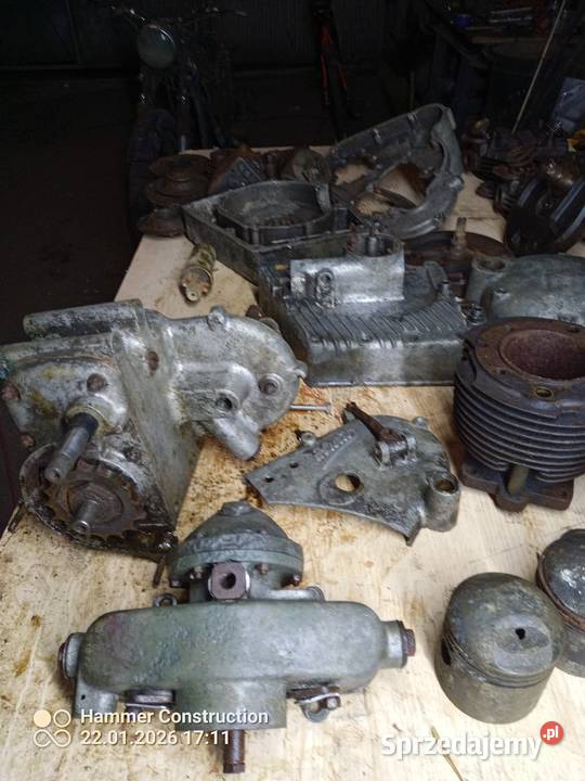 Silniki Standard REX 350 i Turen SV w częściach Trześń