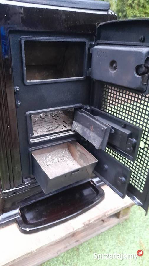 Piec koza żeliwny szamot emaliowany buderus