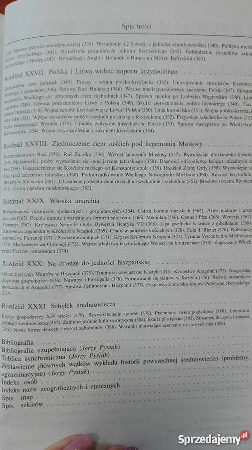 Historia Powszechna Średniowiecze TManteuffel Rok wydania 2007 Olsztyn