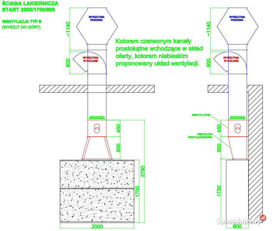 ŚCIANA LAKIERNICZA START 20001700600 ATEX Kalwaria Zebrzydowska