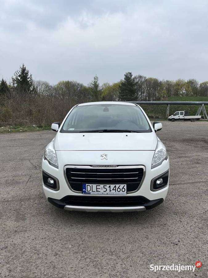 Peugot 3008 16 HDI 2014 Biala Perła Bogata Nysa