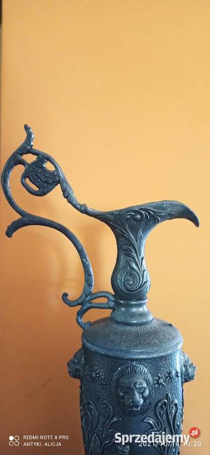 Stary zdobiony dzban karafka Made in Italy Gdańsk