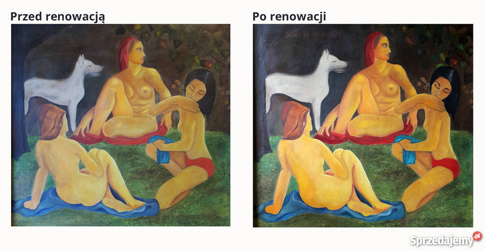 Renowacje obrazów retusz zdjęć rysunków Bielsko-Biała