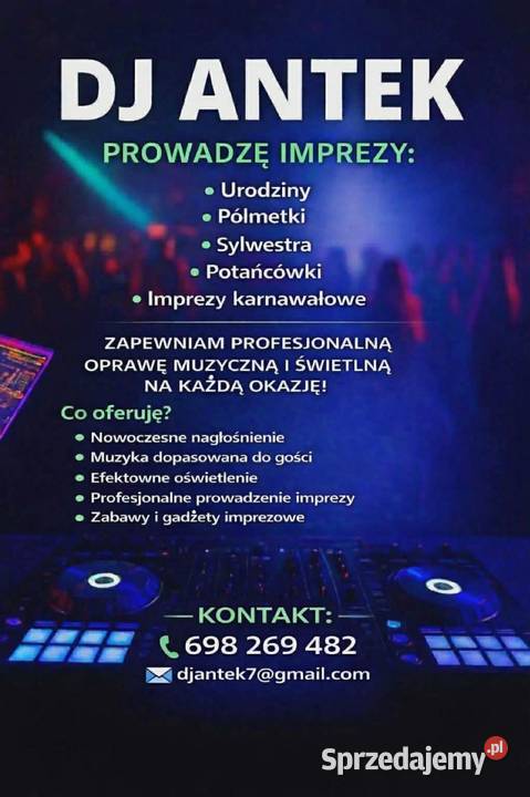 DJ na imprezy Stalowa Wola obsługa imprez