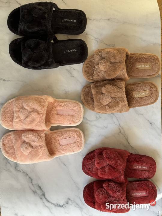 Futrzane kapcie inna Warszawa sprzedam