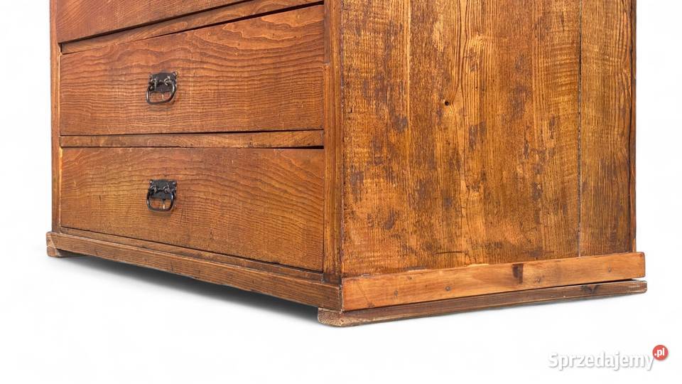 Stary sekretarzyk z przeszkloną nadstawką Gryfice