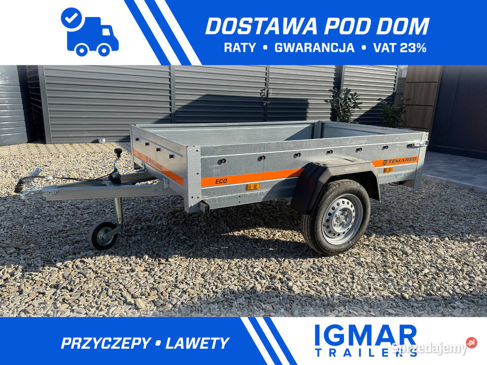 Przyczepka TEMARED ECO 2312 KIPP uchylna kiper burtowe Przemyśl