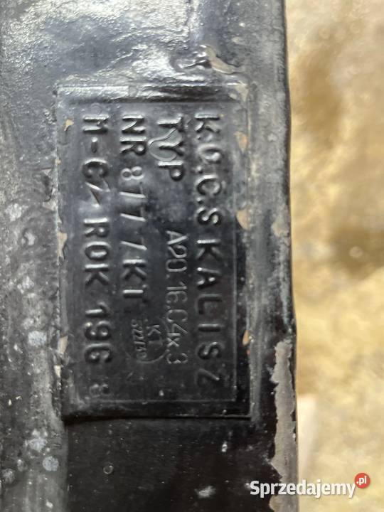 Chłodnica miedziana KOCS Kalisz typ A201604x3 Rok produkcji 1967 Opole