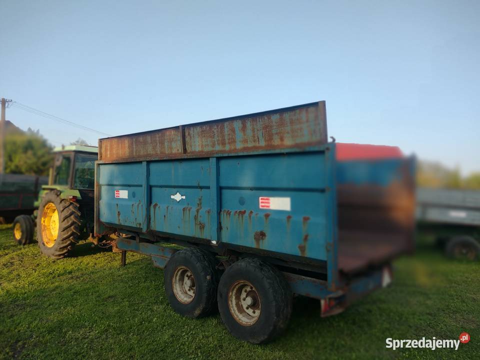 Przyczepa rolnicza tandem wywrotka na tył
