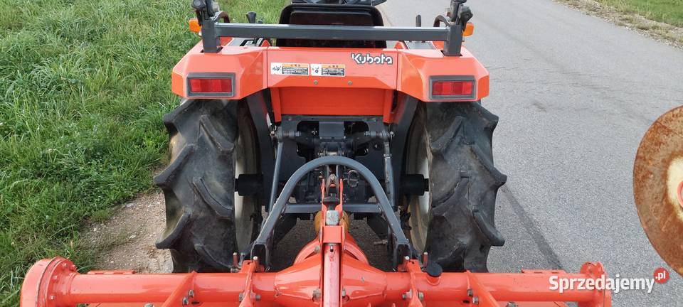 Traktorek Kubota GT3 z glebogryzarką piękny stan podlaskie Augustów sprzedam