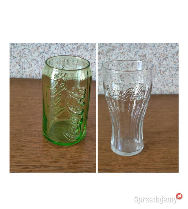 kolekcjonerska szklanka Coca Cola vintage zielony Kielce