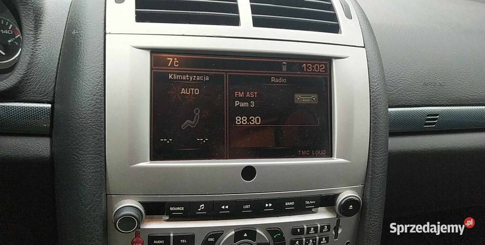 Radio ekran panel klimatyzacji schowek Peugeot