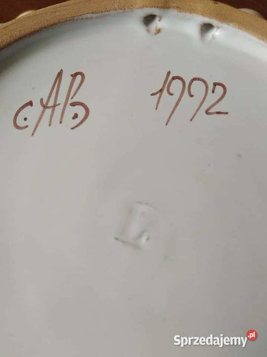 Patera Ścienna Tupes Porcelana i szkło dolnośląskie Wałbrzych