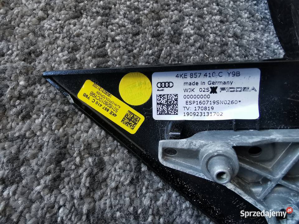LUSTERKO PRAWE AUDI ETRON KAMERA 4KE857410C Pielgrzymka