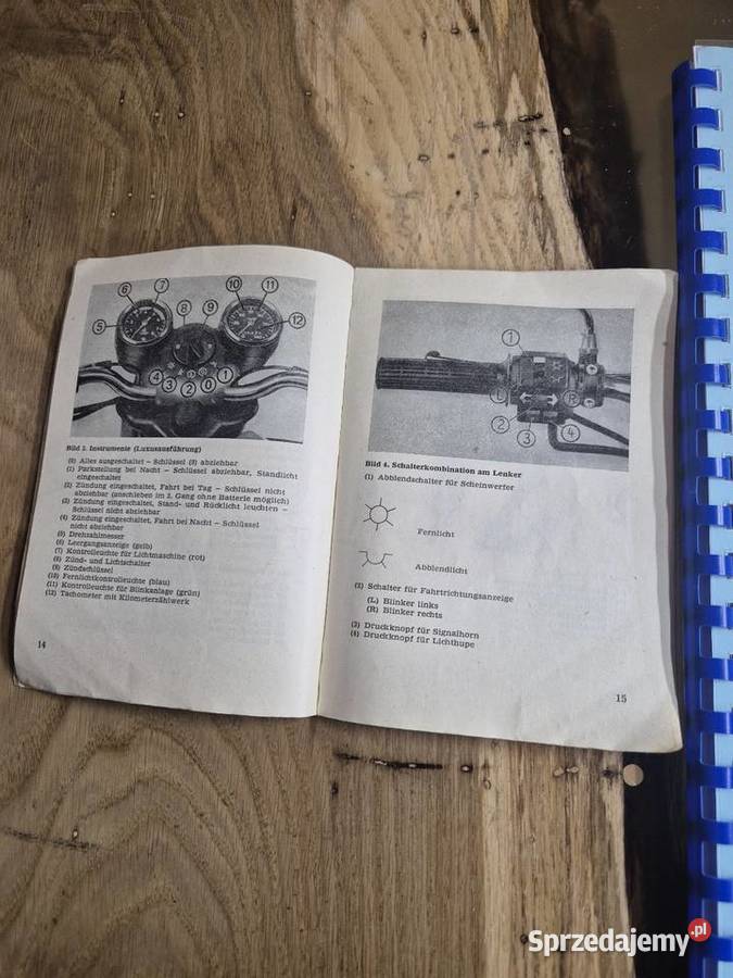 Mz etz 250 instrukcja obsługi książka napraw ddr zachodniopomorskie Złocieniec