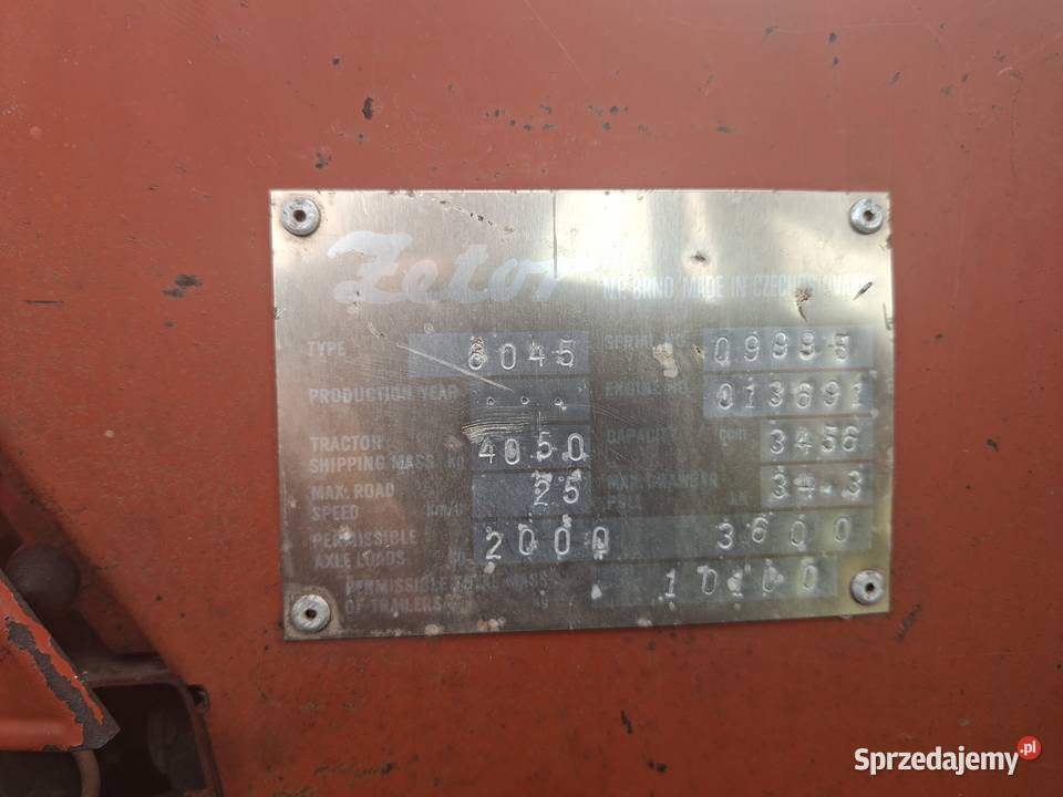 Ciągnik ZETOR 6045 60 Markusy sprzedam