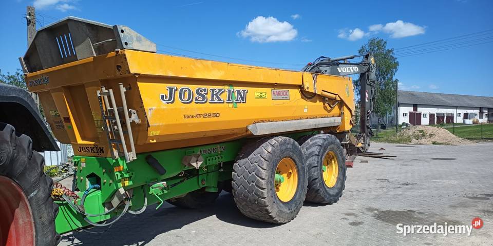 Przyczepa Joskin trans ktp 22 50 skorupa mulda Zambrów