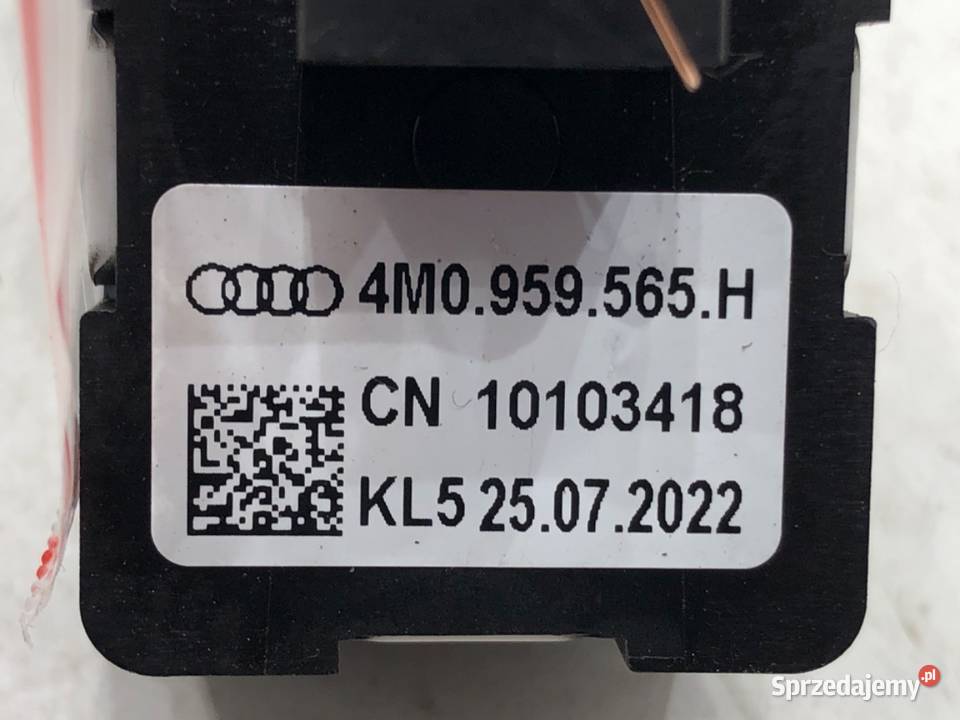 PRZEŁĄCZNIK REGULACJI LUSTEREK AUDI A4 B9 Panele sterowania, przełączniki podkarpackie sprzedam