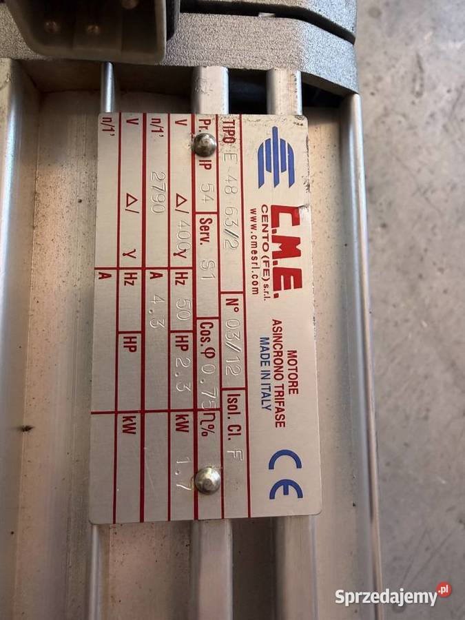 Silnik do głowicy CME E48 632 17 kW Bytów