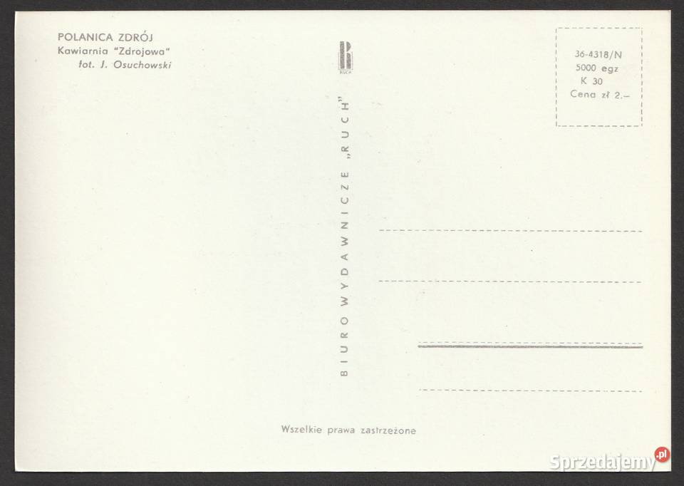 POLANICA ZDRÓJ KAWIARNIA ZDROJOWA BEZ OBIEGU Łódź