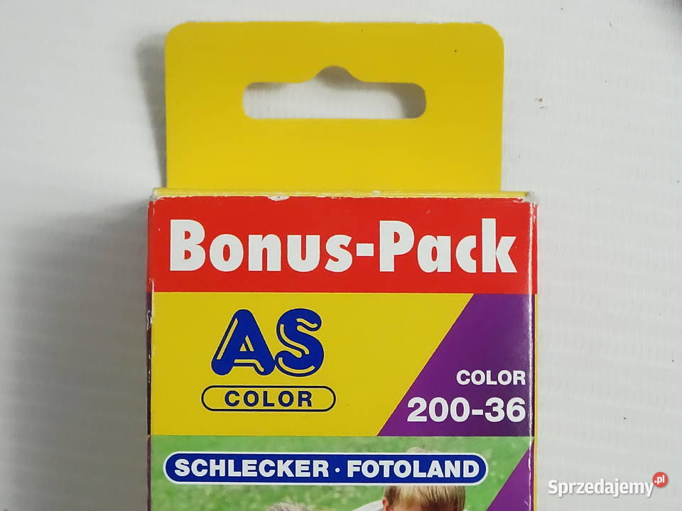 Japoński UNIKAT Film 35mm AS Color 200 Schlecker lubelskie Biłgoraj sprzedam