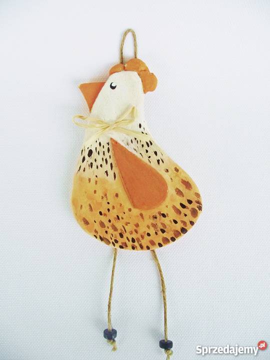 Ozdoby kurki na Wielkanoc rękodzieło Katowice